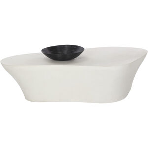 Dali 58.25 X 31.5 inch White Outdoor Coffee Table