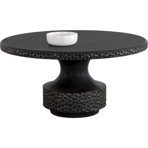 Mersin 59 X 59 inch Black Outdoor Dining Table