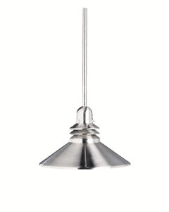 Grenoble 1 Light 11 inch Brushed Nickel Mini Pendant Ceiling Light