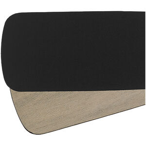 Fort Worth Matte Black/Weathered Gray Set of 5 Fan Blades, Set of 5