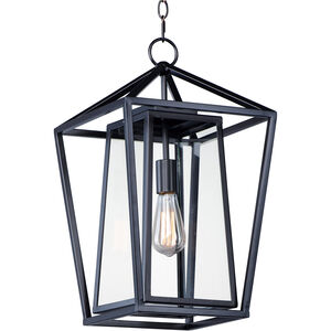 Artisan 1 Light 12 inch Black Outdoor Hanging Lantern