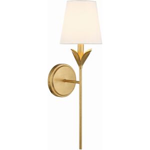Broche Sconce Wall Light in Antique Gold