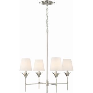 Broche 4 Light 28.00 inch Chandelier