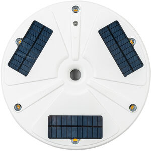 Christopher White Uplight Planter Light, Solar