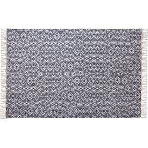 Albany 72 X 48 inch Navy with Cream Rug