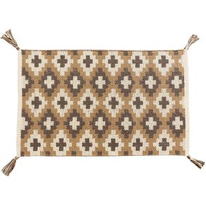 Emmet 36 X 24 inch Yellow with Cream and Off White Rug