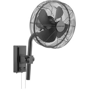 Cyprus 29 inch Matte Black Patio Wall Fan