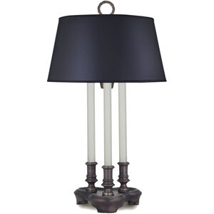 Ellie 27 inch 150.00 watt Antique Old Bronze Desk Lamp Portable Light