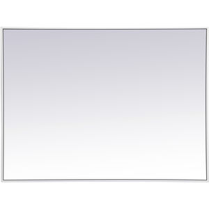Monet 40 X 30 inch White Wall Mirror