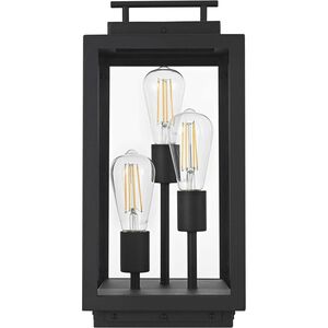 Valentin 18 X 8 inch Black Outdoor Lawn Light