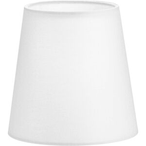 Elara White 5.5 inch Linen Taper Shade