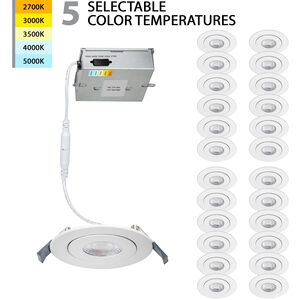 Lotos LED White Complete Kit Recessed Lighting
