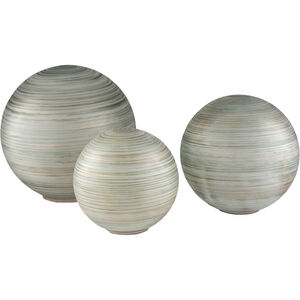 Rondure Dark Green Outdoor Decorative Objects & Sculptures, Set of 3