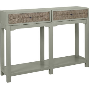Sawyer 48 X 12 inch Evergreen Fog with Natural Console Table