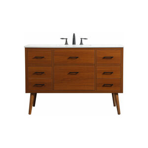 Boise 48 X 22 X 34 inch Teak Vanity Sink Set